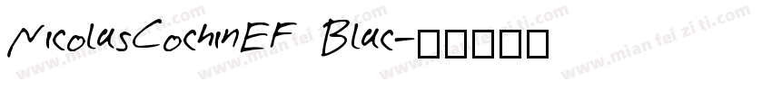 NicolasCochinEF Blac字体转换